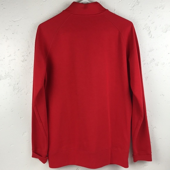 APPLE Official Holiday Track Men's Half Zip-Up Sweater - Picture 2 of 5